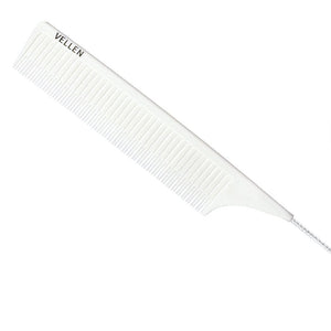 Vellen Pin Tail Comb - White