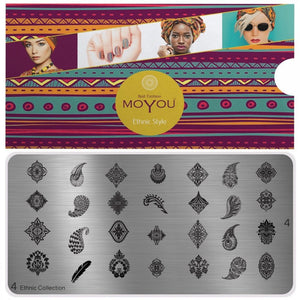MoYou Nail Fashion XL Plates - Ethnic 4