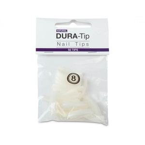 NSI Dura Tips Natural (50 Tips) - Size 8