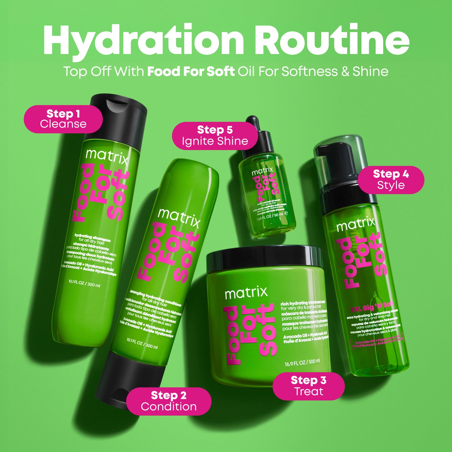 Food For Soft XXL Big 'N Soft Extra Hydrating & Volumizing Mousse