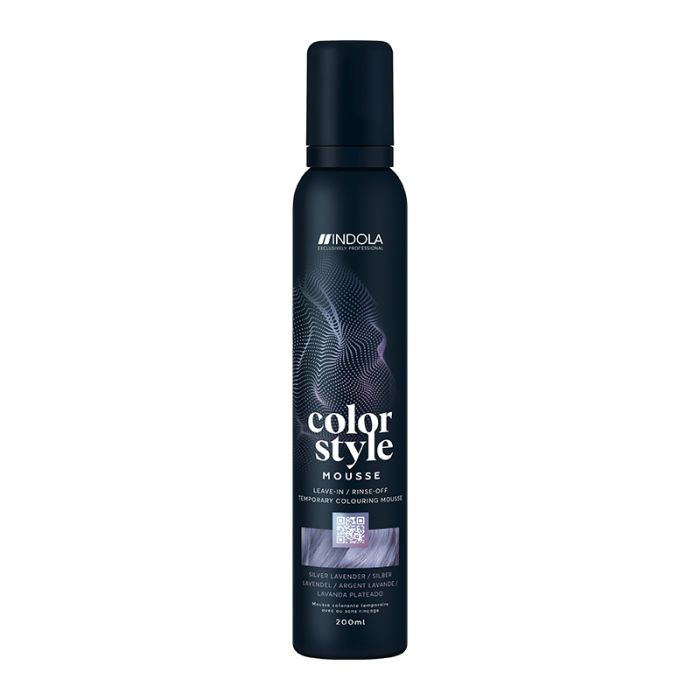 Indola Professional Color Style Mousse 200ml - Silver Lavender