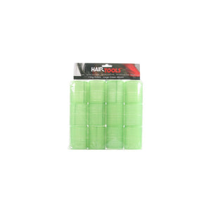 HAIRTOOLS Hair Tools Green Velcro Rollers (12)