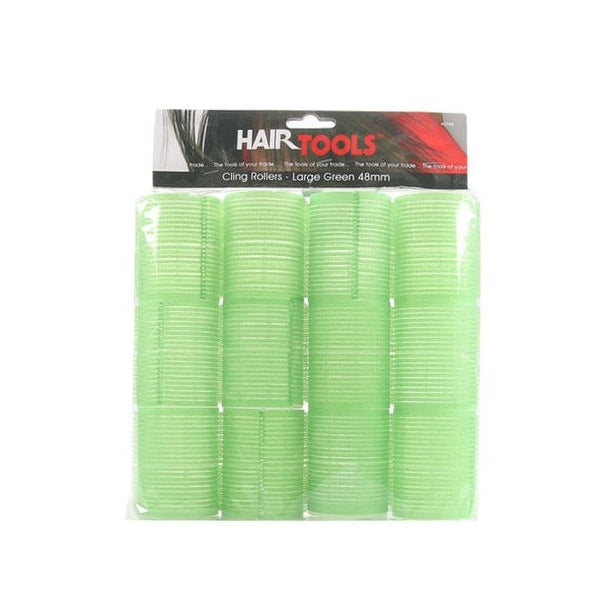 HAIRTOOLS Hair Tools Green Velcro Rollers (12)