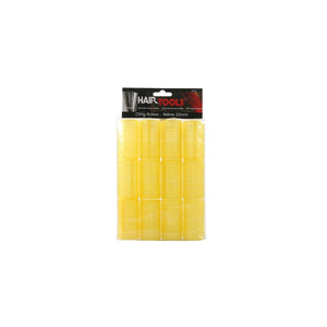 HAIRTOOLS Hair Tools Yellow Velcro Rollers (12)