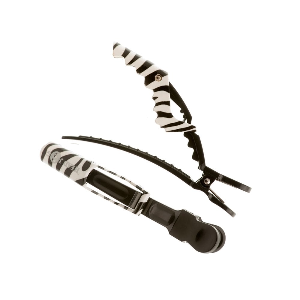 HAIRTOOLS Head Jog Dino Klipz - Zebra (Pack of 4)