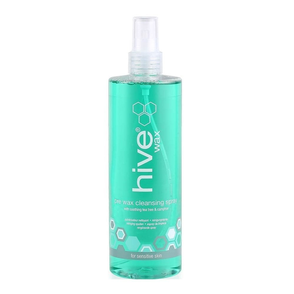 HIVE OF BEAUTY Pre Wax Cleansing Spray with Tea Tree & Camphor 400ml