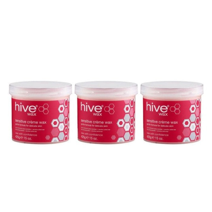 HIVE OF BEAUTY Sensitive Creme Wax (2+1 Free) 425g