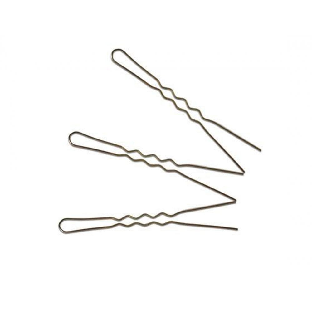 LJ PROFESSIONAL LJ Professional Waved 2.5 inch Brown Pins