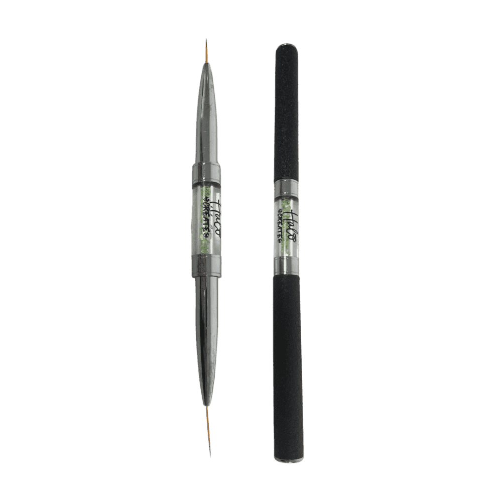 PURE NAILS Halo Create Combo Brush Long Fine Liner