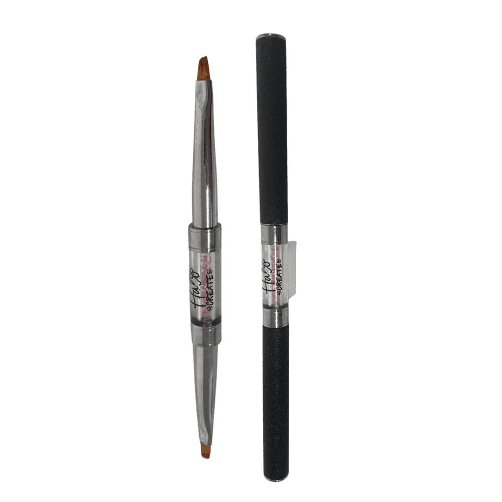 PURE NAILS Halo Create Combo Large Angled One Stroke & Small One Stroke Brush