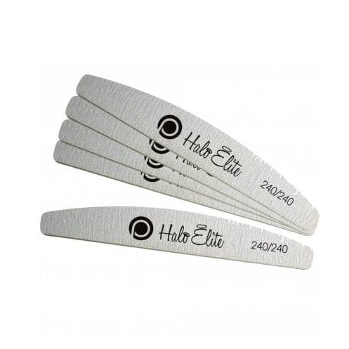 PURE NAILS Halo Elite Zebra Moon Files Pk 5