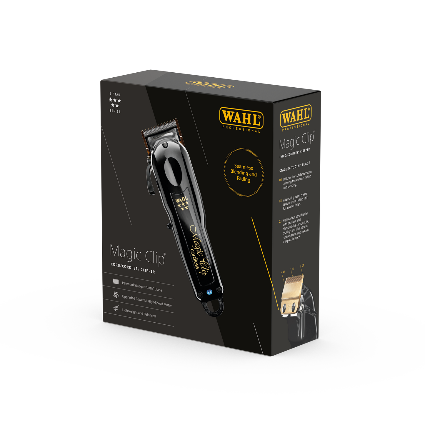 Wahl 5* Cordless Black Magic Clip Clipper