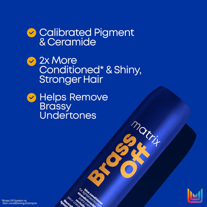 Matrix Brass Off Pigmented Blue Conditioner 300ml