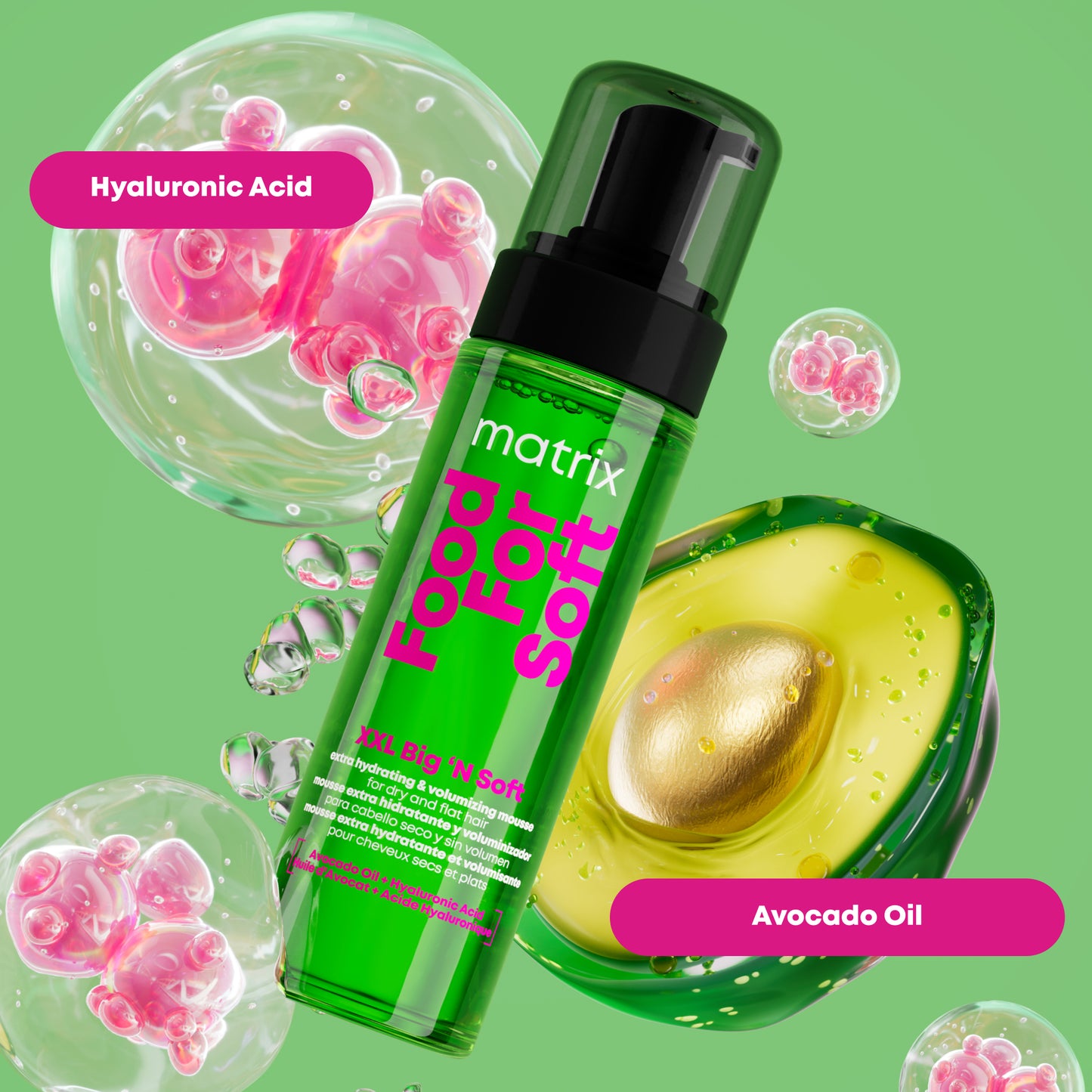 Food For Soft XXL Big 'N Soft Extra Hydrating & Volumizing Mousse