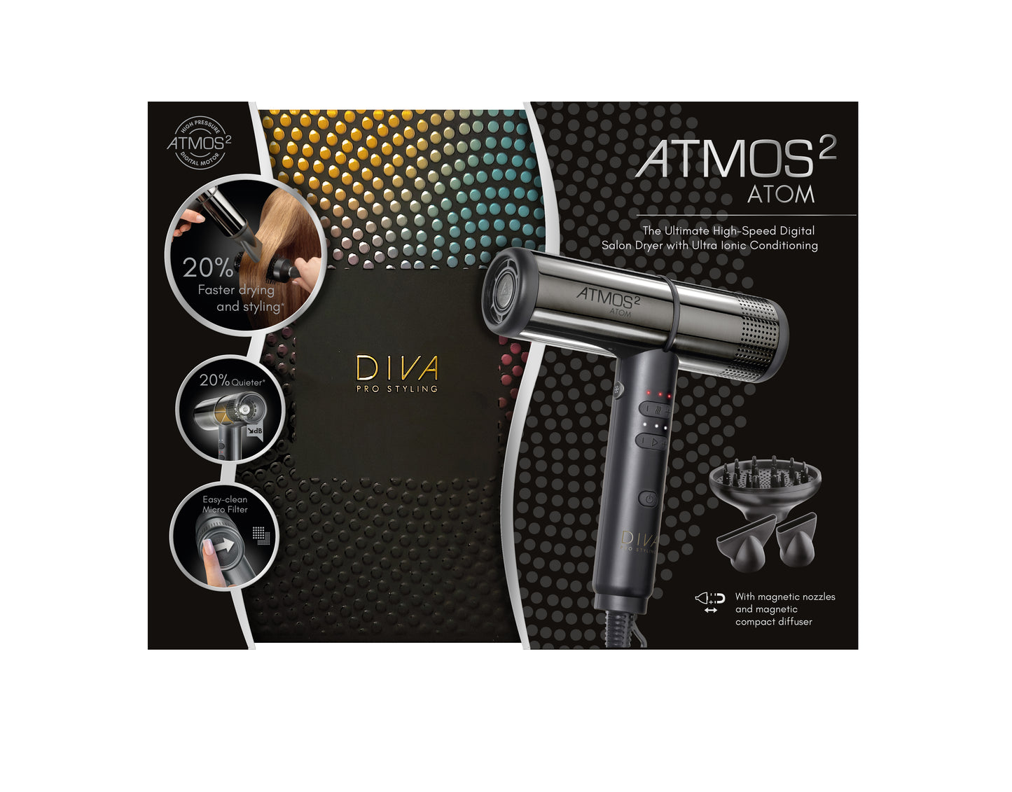 Diva Atmos 2 Atom Dryer