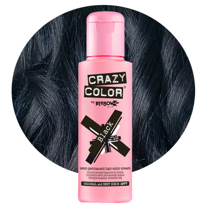 Crazy Color Hair Colour Creme 100ml - 30 Black
