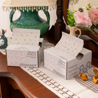 Framar Country Charm - 5x11 Pop Up Foil 500 Sheets