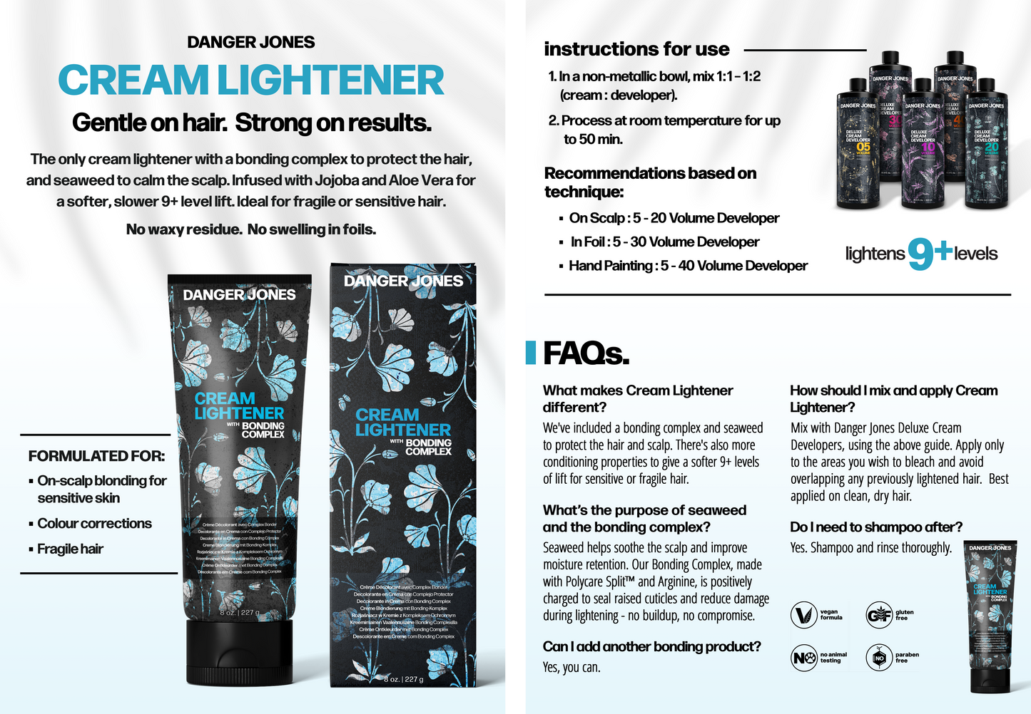 Danger Jones Cream Lightener 227g