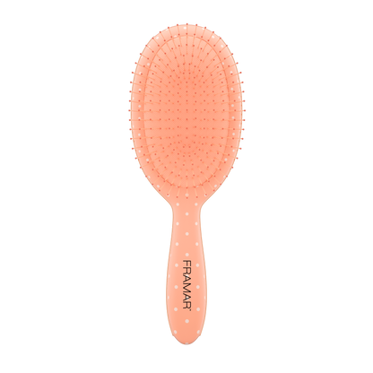 Framar Peach Please 9PC Detangling Brush Display