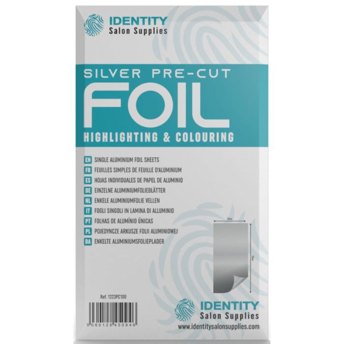 Identity 100 Silver Pre-Cut Foil Sheets