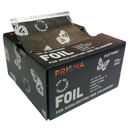 Prisma Pop Up Embossed Foil Flutterby 120mm X 273mm