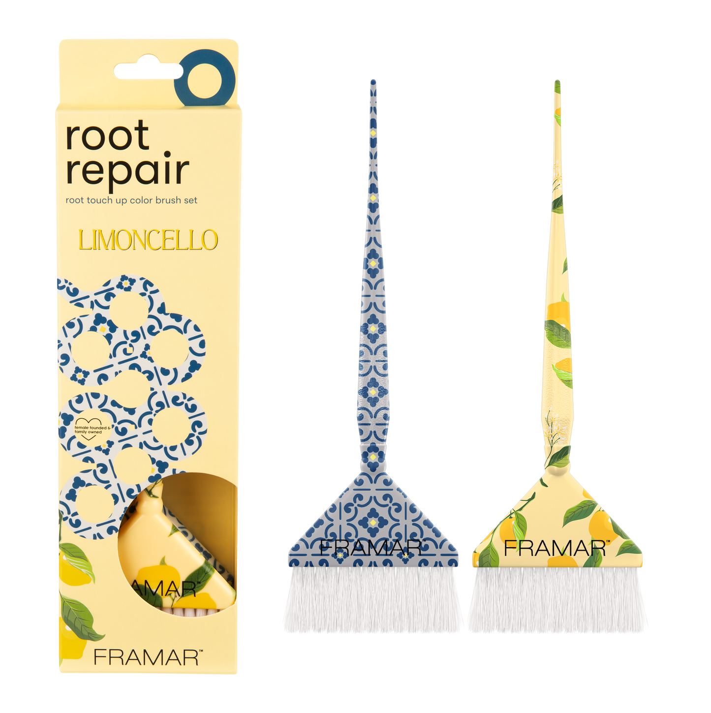 Framar Limoncello Root Repair Brush Set
