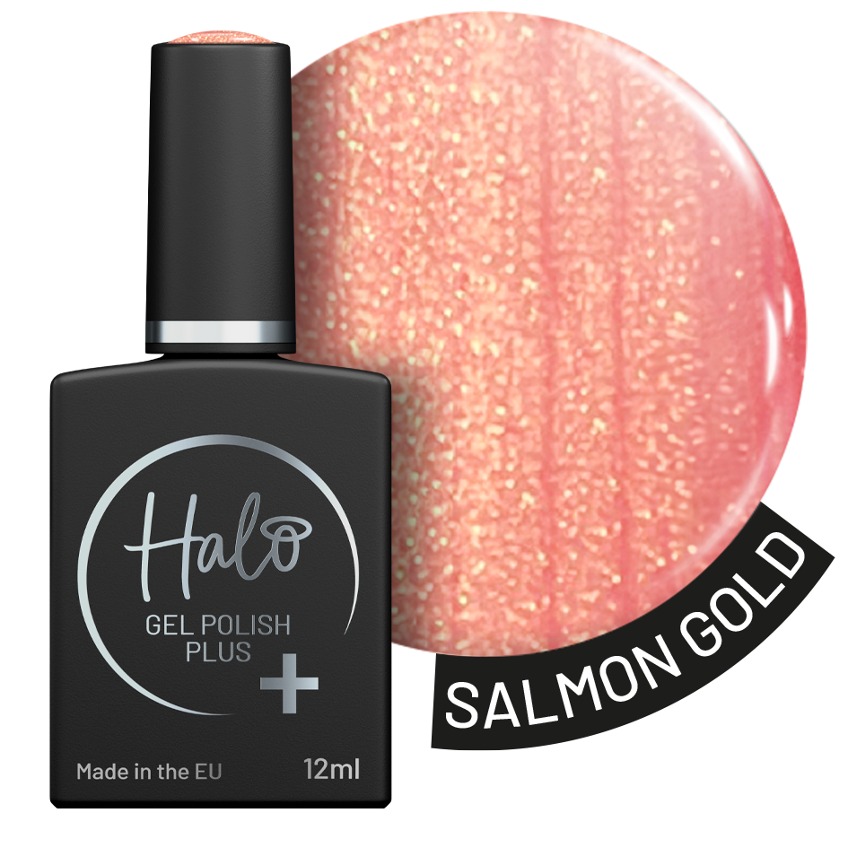 Halo Gel Polish Plus 12ml Salmon Gold