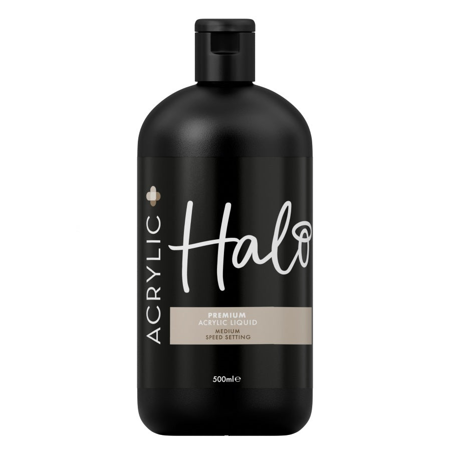 Halo Acrylic & Liquid Medium Speed Setting 500ml