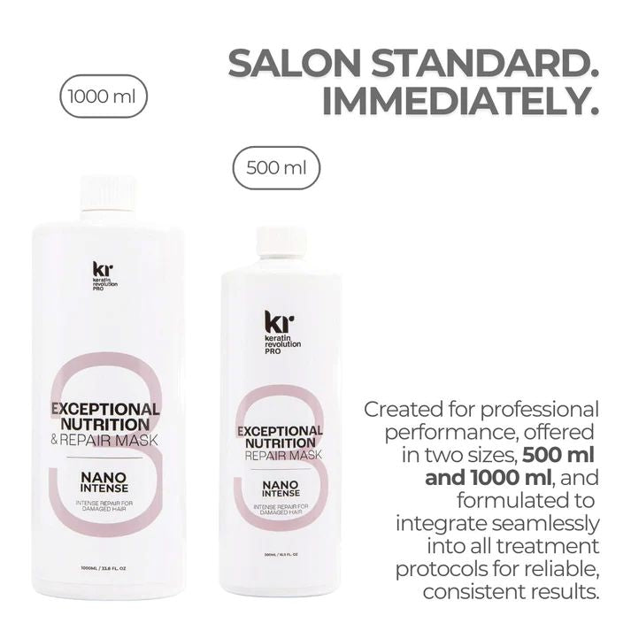 Keratin Revolution Nano Intense Nutrition + Repair Mask 500ml