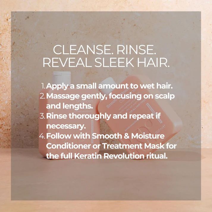 Keratin Revolution Smooth & Moisture Shampoo 300ml