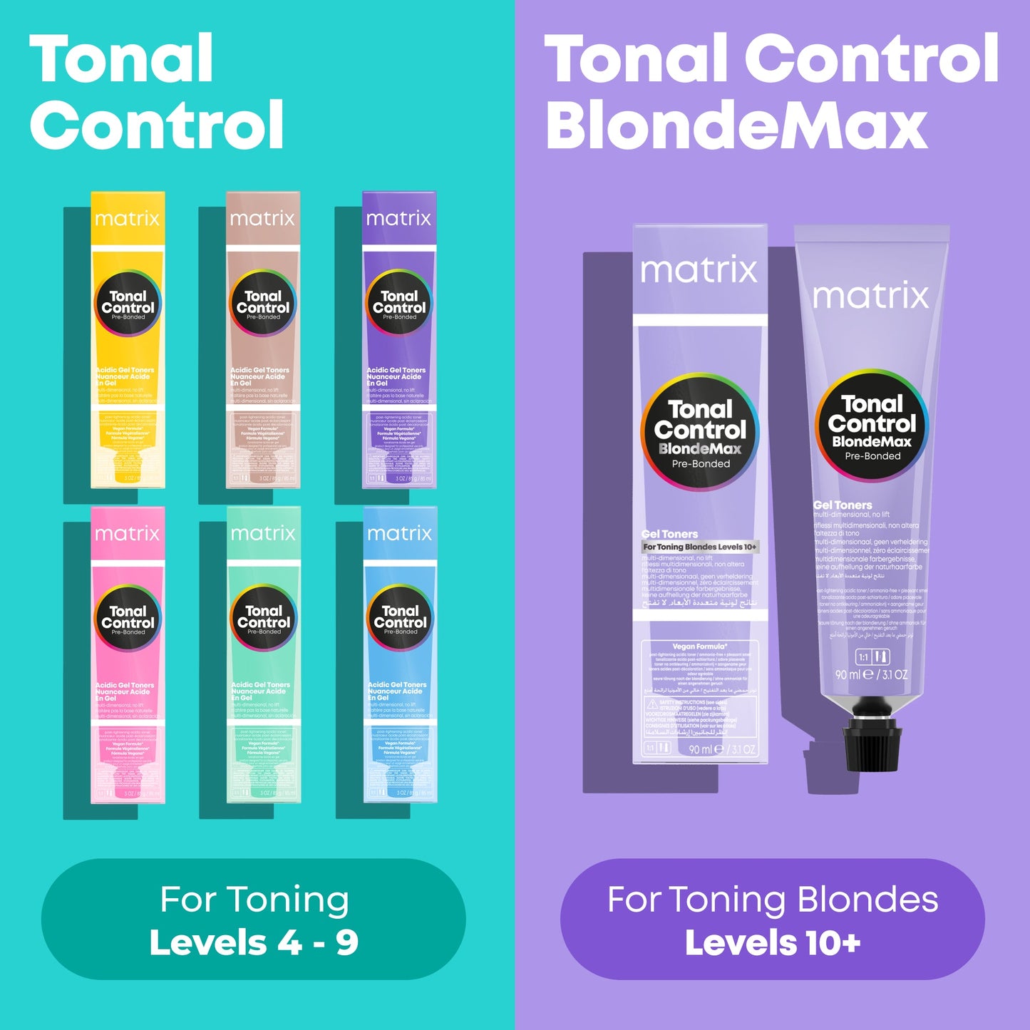 Tonal Control Pre-Bonded Acidic Gel-Cream Toners 65ml - 11N
