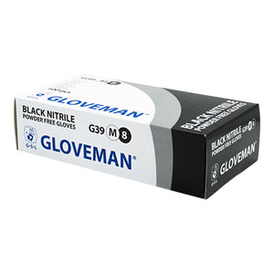 Nitrile BLACK Medium Gloves Box 100