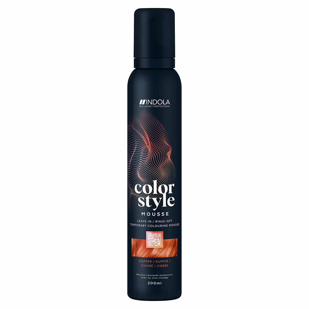 Indola Professional Color Style Mousse 200ml - Copper