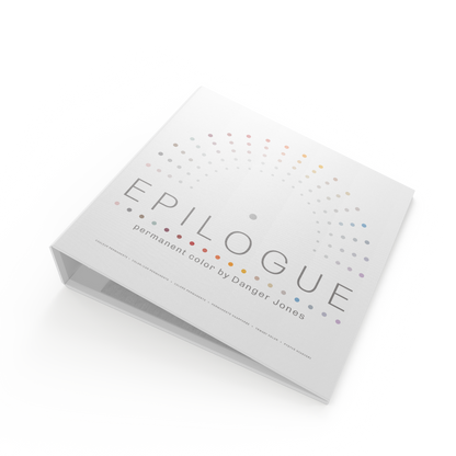 Box of Epilogue hair color on a white background
