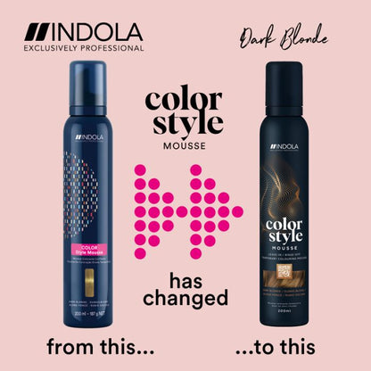 Indola Professional Color Style Mousse 200ml - Soft Mauve