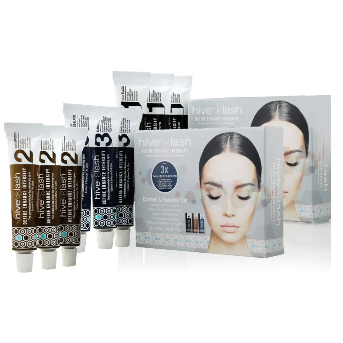 Hive 3 Pack Lash/Brow Tint - Blue/Black