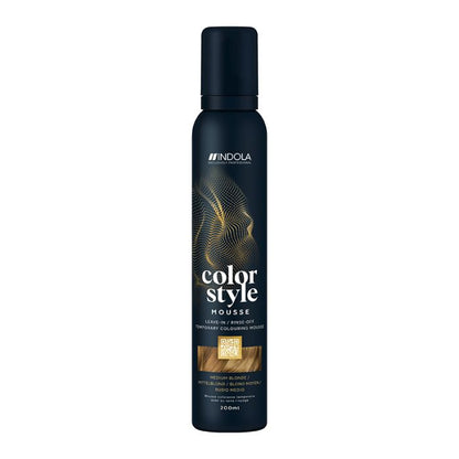 Indola Professional Color Style Mousse 200ml - Medium Blonde