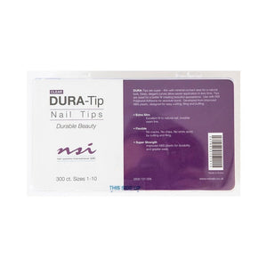 NSI Dura Tips 300pk (Sizes 1) - White