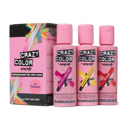 Crazy Color Hair Colour Creme 100ml - 30 Black