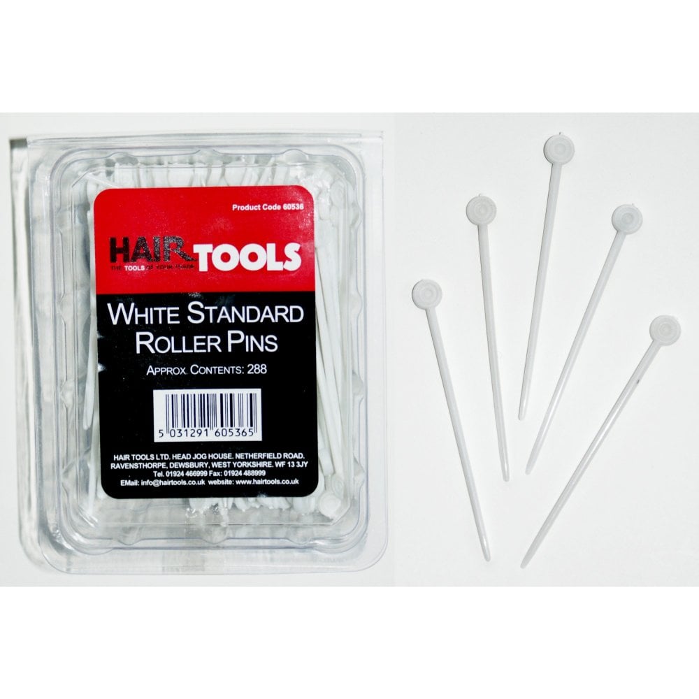 HAIRTOOLS Hair Tools White Plastic Pins