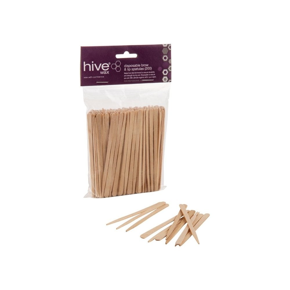 HIVE OF BEAUTY Hive Disposable Brow &amp; Lip Spatulas (200)