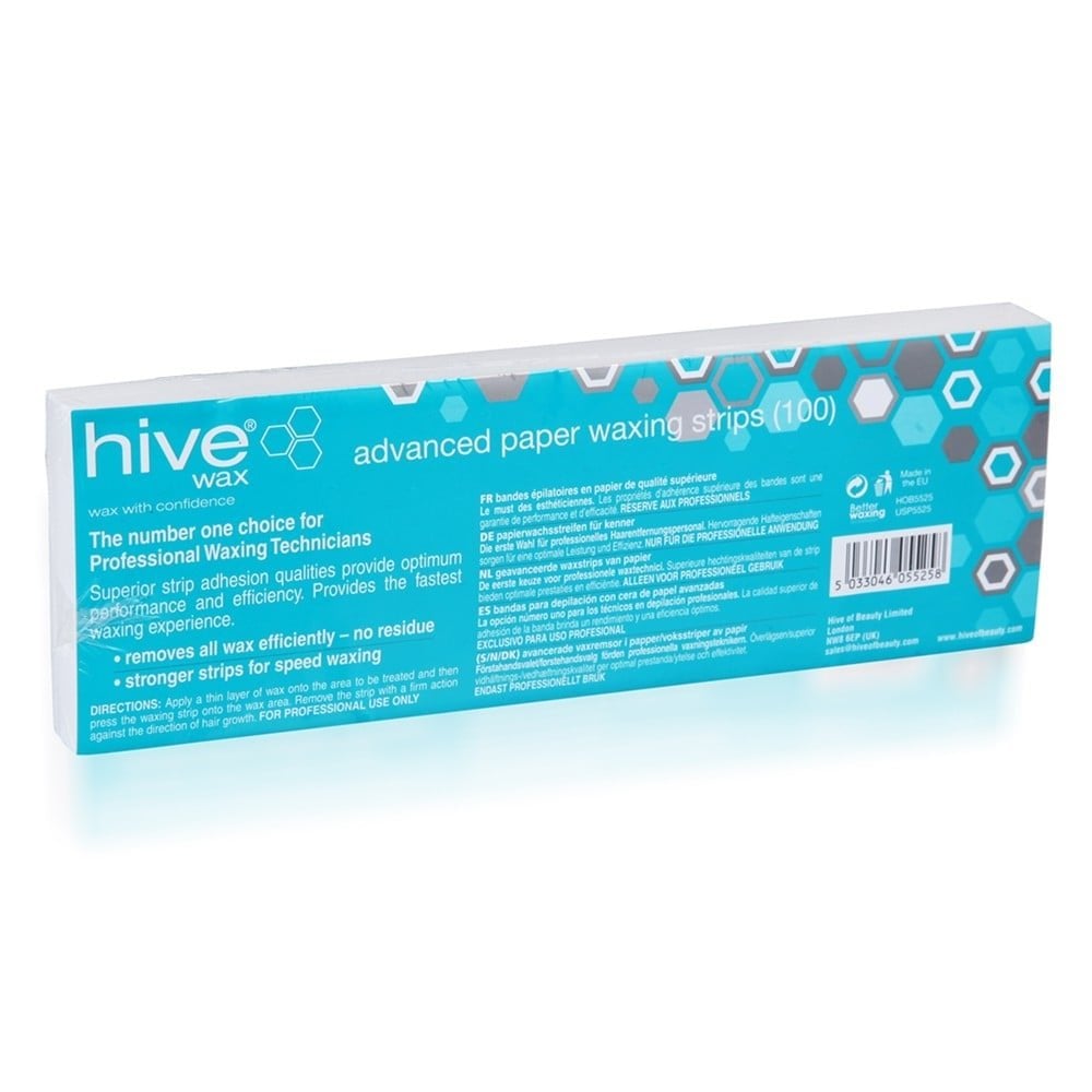 HIVE OF BEAUTY Hive Paper Waxing Strips (100)