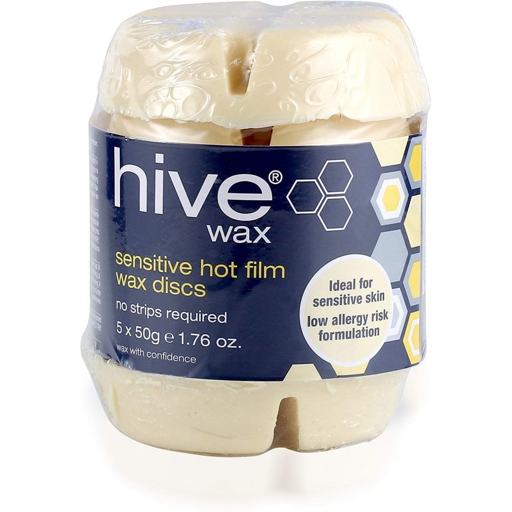 HIVE OF BEAUTY Hive Sensitive Hot Film Wax Discs 5 x 50g
