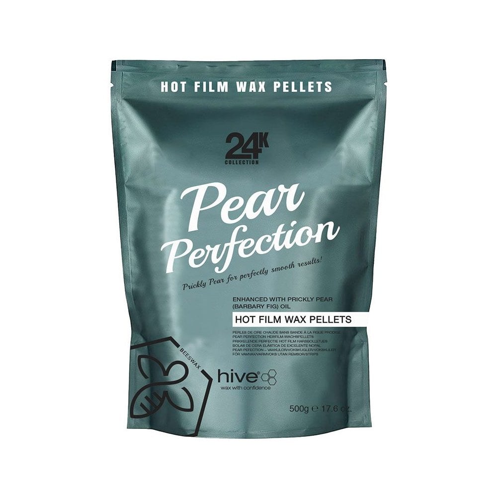 HIVE OF BEAUTY Pear Perfection Hot Film Wax Pellets 500g