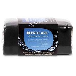 PROCARE Procare Disposable Black Towels (50)