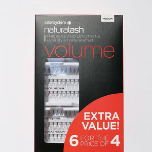 SALON SYSTEM Salon System Naturalash Volume Extra Value Pack (6 for 4)